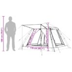 Sofort-Zelt mit Regenhaube für 3 Personen, schnell abnehmbar – Bild 12