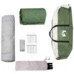 Schnell aufbaubares Zelt mit Regenschutz für 12 Personen und schnellen Abbau – Bild 10