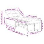 Pull-Out Schlafsofa Hellgrau 194 x 50 x 82 cm Sperrholz – Bild 5