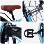 Kinderfahrrad 20 Zoll für 6-11 Jahre alt Himmelblau – Bild 2