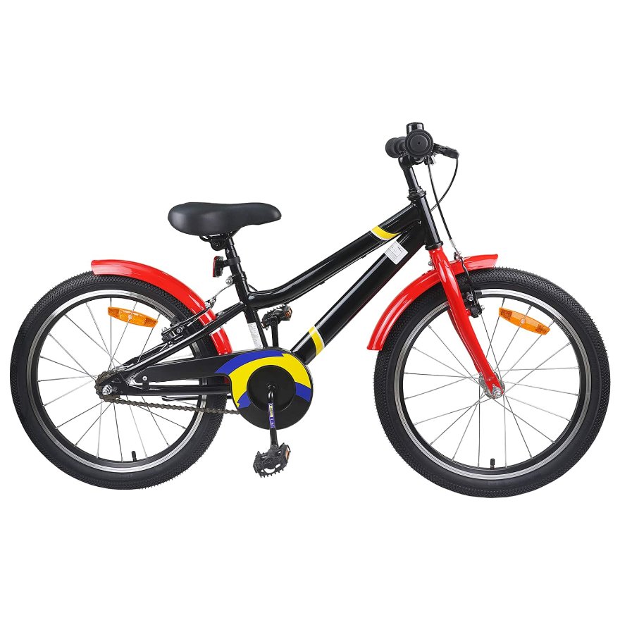 42009398_1.jpg Kinderfahrrad 20 Zoll für 6-11 Jahre alt Blau Weiss – Bild 1