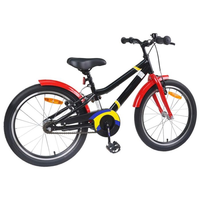 Kinderfahrrad 20 Zoll für 6-11 Jahre alt Blau Weiss – Bild 3