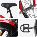 Kinderfahrrad 20 Zoll für 6-11 Jahre alt Blau Weiss – Bild 4