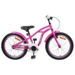 Kinderfahrrad 20 Zoll für 6-11 Jahre alt Dunkelrosa