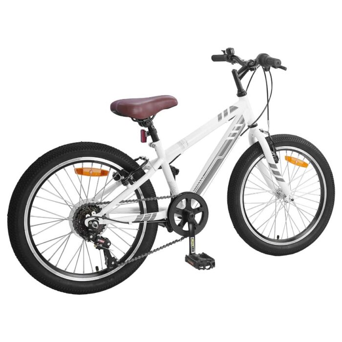 Mountainbike 20 Zoll 6-Speed für 5-8 Jahre alt Weiss – Bild 3