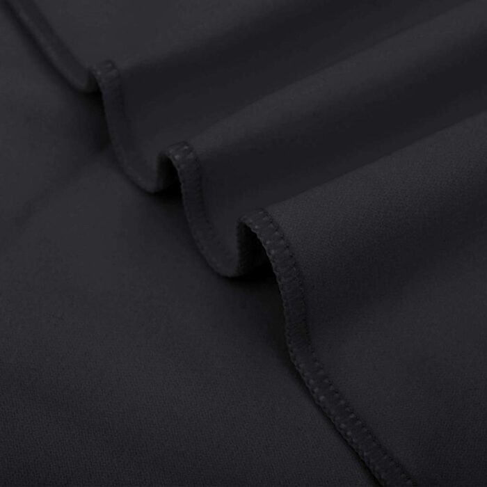 Sporthandtücher 2 pcs Schwarz 50 x 30 cm Polyester und Polyamid – Bild 6