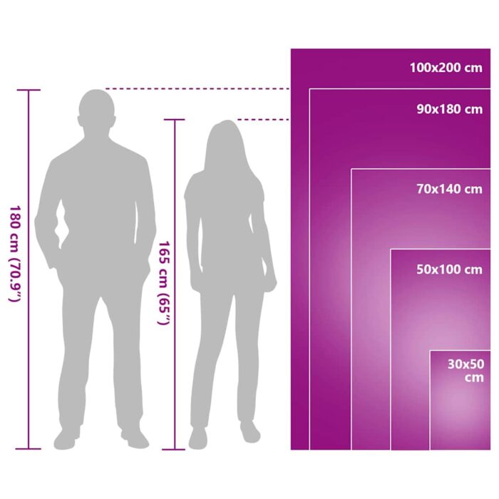 Sporthandtücher 2 pcs Schwarz 50 x 30 cm Polyester und Polyamid – Bild 9