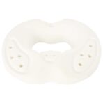 Sitzkissen mit Kissen Hellgrau 42 x 36,5 x 8 cm Baumwolle – Bild 5