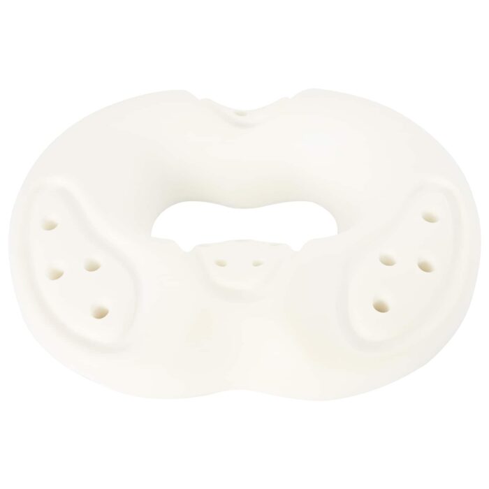 Sitzkissen mit Kissen Hellgrau 42 x 36,5 x 8 cm Baumwolle – Bild 5