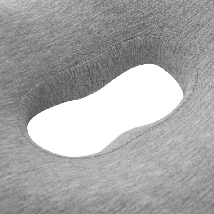 Sitzkissen mit Kissen Hellgrau 42 x 36,5 x 8 cm Baumwolle – Bild 8