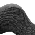 Reisekissen für den Hals mit Kissen Grau 27 x 26 x 14 cm Samt – Bild 10