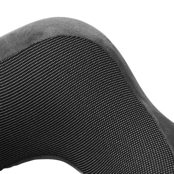 Reisekissen für den Hals mit Kissen Grau 27 x 26 x 14 cm Samt – Bild 10