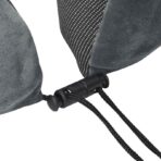 Reisekissen für den Hals mit Kissen Grau 27 x 26 x 14 cm Samt – Bild 8