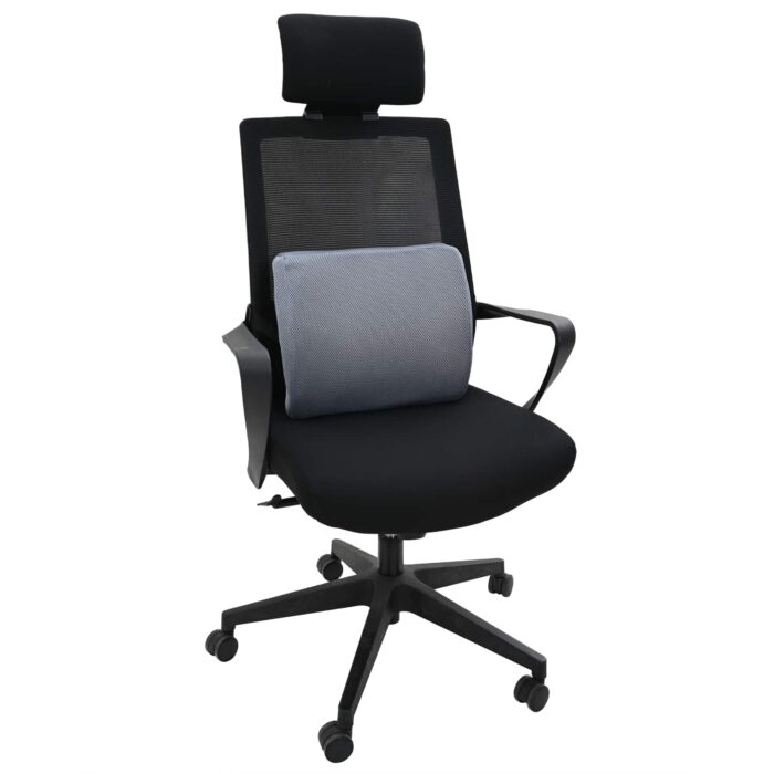 Rücken Kissen mit Kissen Grau 36 x 30 x 12 cm Mit Netz – Bild 2