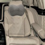 Nackenstützkissen mit Kissen Grau 31 x 22 x 13 cm 4D Mesh