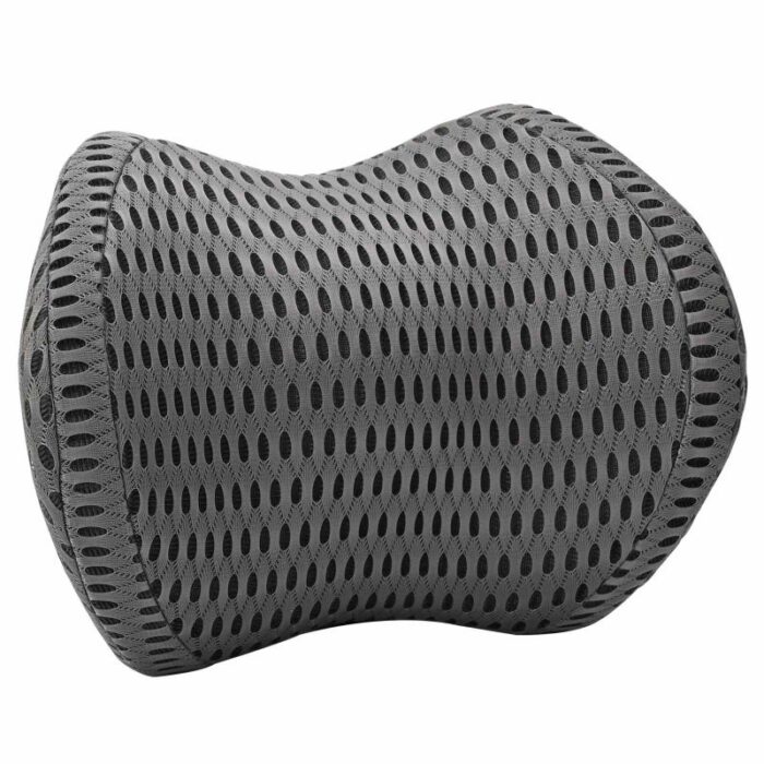 Nackenstützkissen mit Kissen Grau 31 x 22 x 13 cm 4D Mesh – Bild 3