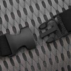 Nackenstützkissen mit Kissen Grau 31 x 22 x 13 cm 4D Mesh – Bild 9