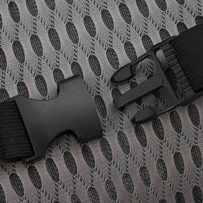 Nackenstützkissen mit Kissen Grau 31 x 22 x 13 cm 4D Mesh – Bild 9