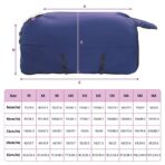 Pferdedecke Dunkelgrün und Schwarz 75 cm Polyester – Bild 10