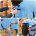 Pferdedecke Volles Aqua Polyester – Bild 11