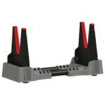 Schiessauflage Verstellbar Grau 46 x 14 x 19,5 cm Kunststoff