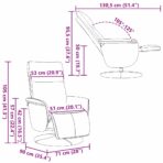 Massage Relaxsessel Schwarz Kunstleder – Bild 10