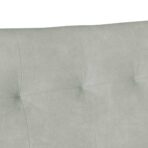 Chesterfield Bench Hellgrau 112 x 65,5 x 75 cm Samt – Bild 8
