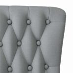 Schlafsessel Hellgrau 56,5 x 70 x 110 cm Stoff – Bild 7