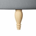 Schlafsessel Hellgrau 56,5 x 70 x 110 cm Stoff – Bild 9