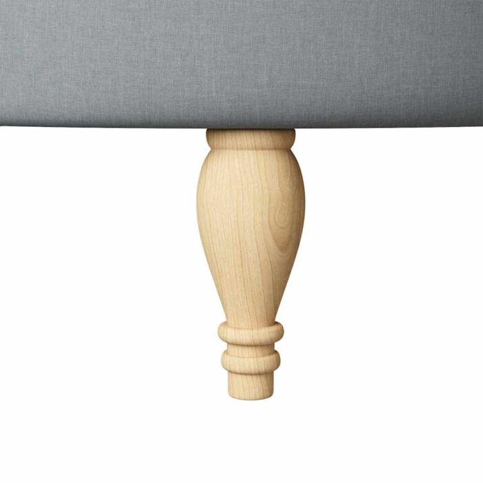 Schlafsessel Hellgrau 56,5 x 70 x 110 cm Stoff – Bild 9