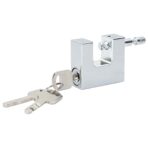 Vorhängeschloss Silber Stahl – Bild 4