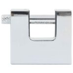 Vorhängeschloss Silber Stahl – Bild 6