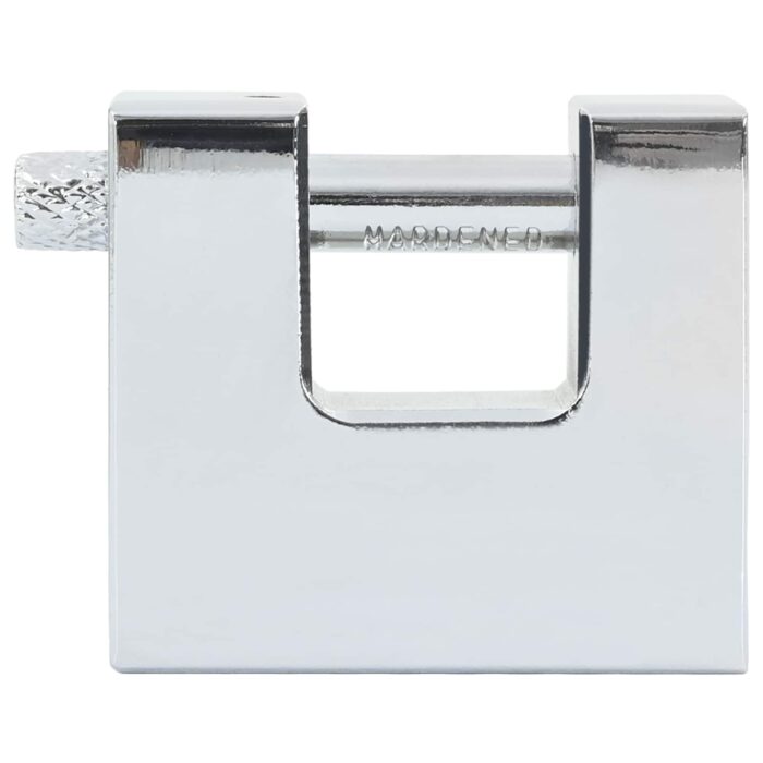 Vorhängeschloss Silber Stahl – Bild 6