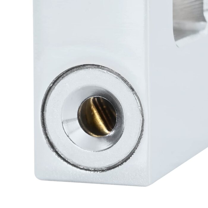 Vorhängeschloss Silber Stahl – Bild 8