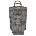 Blumentopfkorb mit Speicher 2 pcs Grau – Bild 5