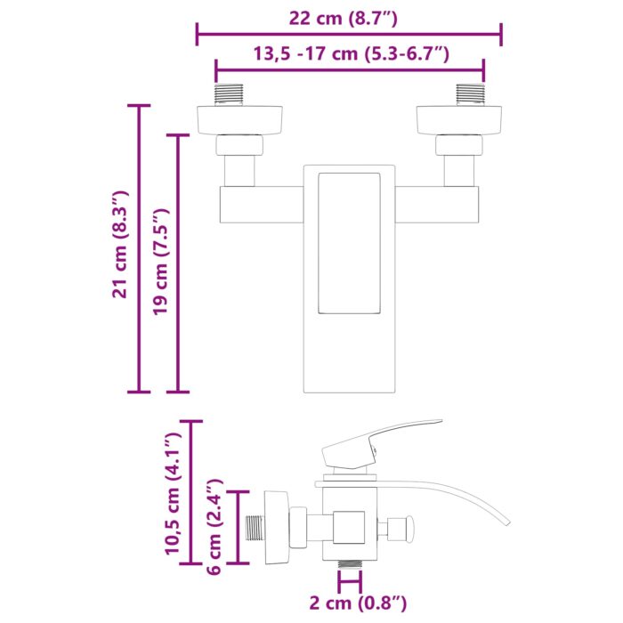 Duschmischer Chrom G 1 / 2 Zoll – Bild 8