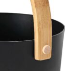 Sauna Zubehör Set 2 pcs Schwarz – Bild 6