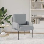 Sofas mit Kissen 55cm Hellgrau Sperrholz – Bild 3