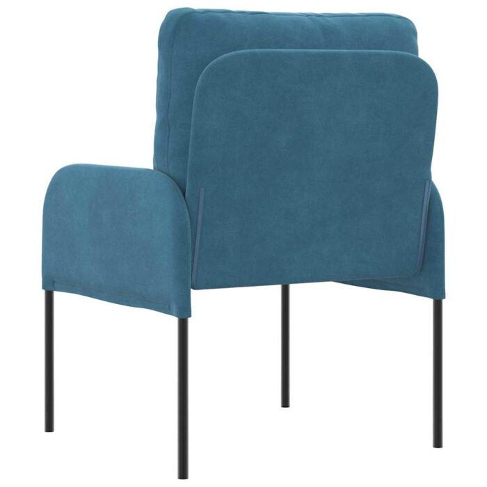 Sofas mit Kissen 55cm Blau Sperrholz – Bild 6