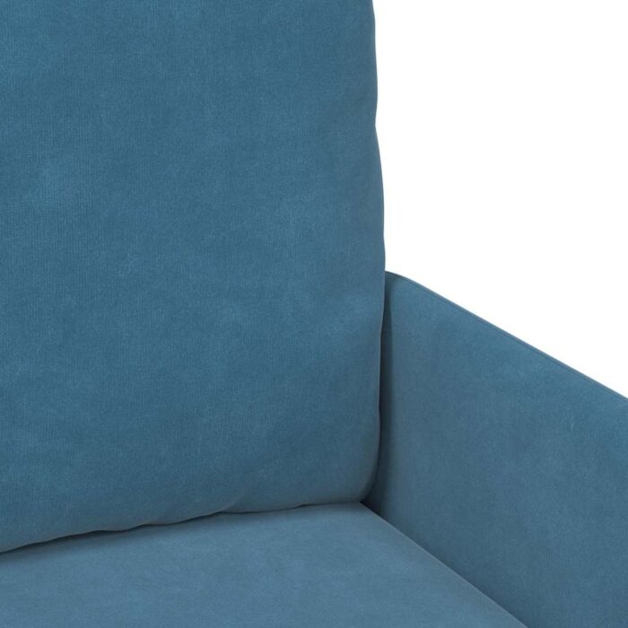 Sofas mit Kissen 55cm Blau Sperrholz – Bild 7
