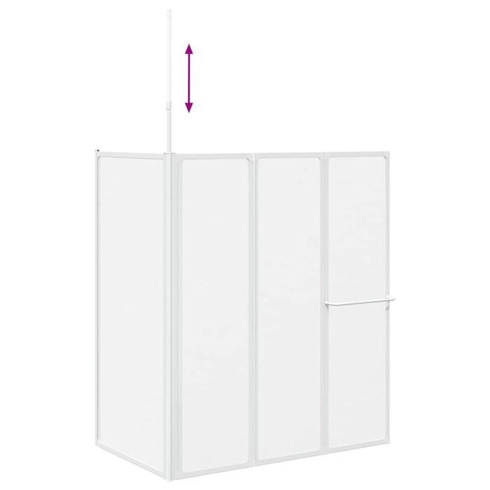 Badewannenbildschirm Matt Aluminium – Bild 11