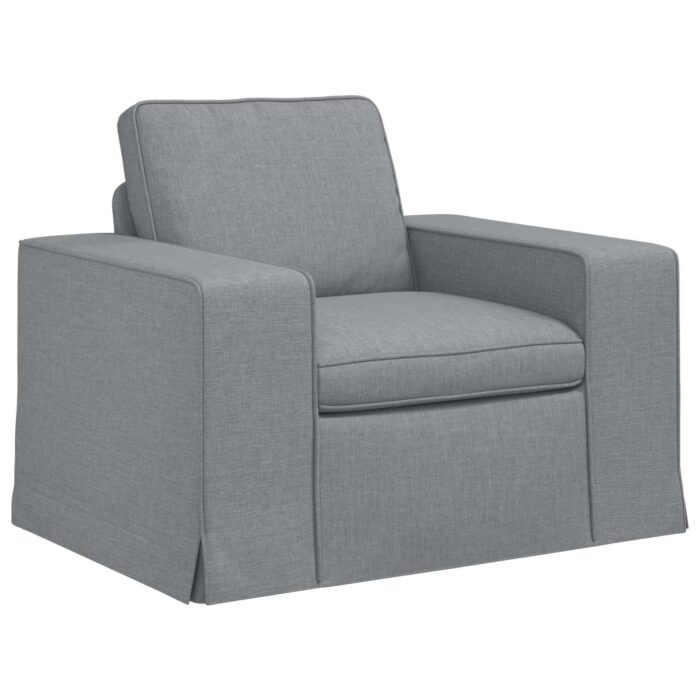 Sofa Hellgrau Gesamtabmessungen: 103 x 80 x 82 cm (B x T x H) – Bild 2