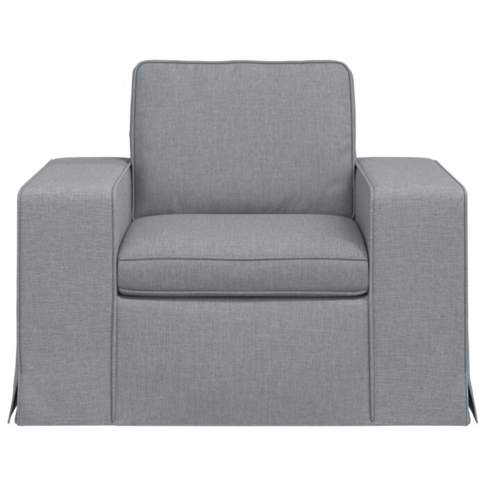 Sofa Hellgrau Gesamtabmessungen: 103 x 80 x 82 cm (B x T x H) – Bild 4