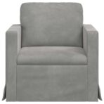 Sofa Hellgrau Gesamtabmessungen: 78 x 78 x 80 cm (B x T x H) – Bild 4