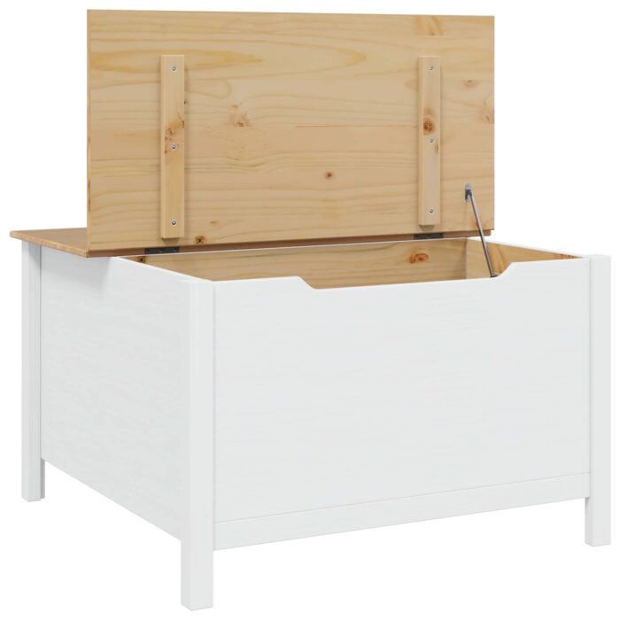 Couchtisch Honigbraun 79,5 x 79,5 x 49 cm Massivholz Kiefer – Bild 5