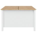 Couchtisch Honigbraun 79,5 x 79,5 x 49 cm Massivholz Kiefer – Bild 7