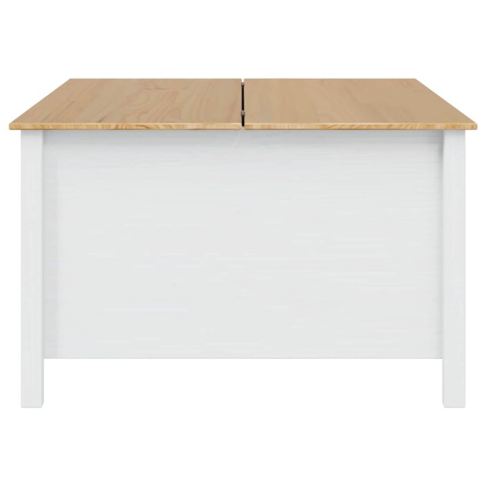 Couchtisch Honigbraun 79,5 x 79,5 x 49 cm Massivholz Kiefer – Bild 7