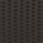 Liegestuhl mit Teeteller Schwarz 62 x 64 x 112 cm Poly-Rattan – Bild 8