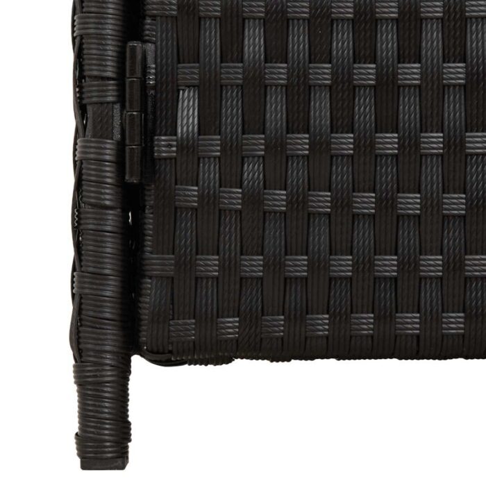 Schrank Schwarz 70 x 50 x 87 cm Polyester und Roly Ratten – Bild 11