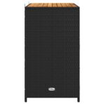 Schrank Schwarz 70 x 50 x 87 cm Polyester und Roly Ratten – Bild 6